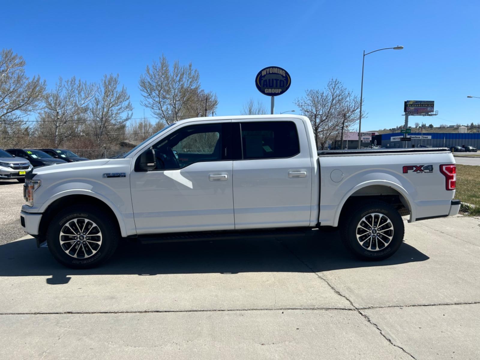 2019 White /BLACK Ford F-150 XLT SuperCrew 6.5-ft. Bed 4WD (1FTEW1E47KF) with an 3.5L V6 TURBO engine, 6A transmission, located at 3030 CY Ave, Casper, WY, 82604, (307) 265-3830, 42.827816, -106.357483 - Check out this beauty! It has the FX4 Off-Road Package, with remote start, and heated seats. Come see how to get into this truck, and be able to off-road with style! - Photo #0